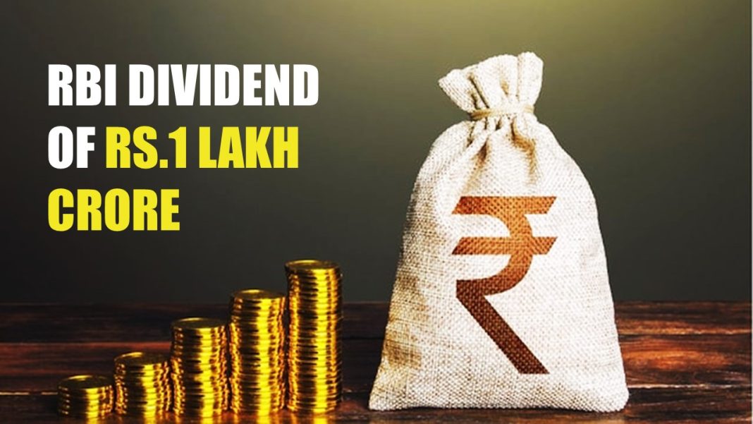 Centre to receive around 100 thousand crore in RBI Dividend