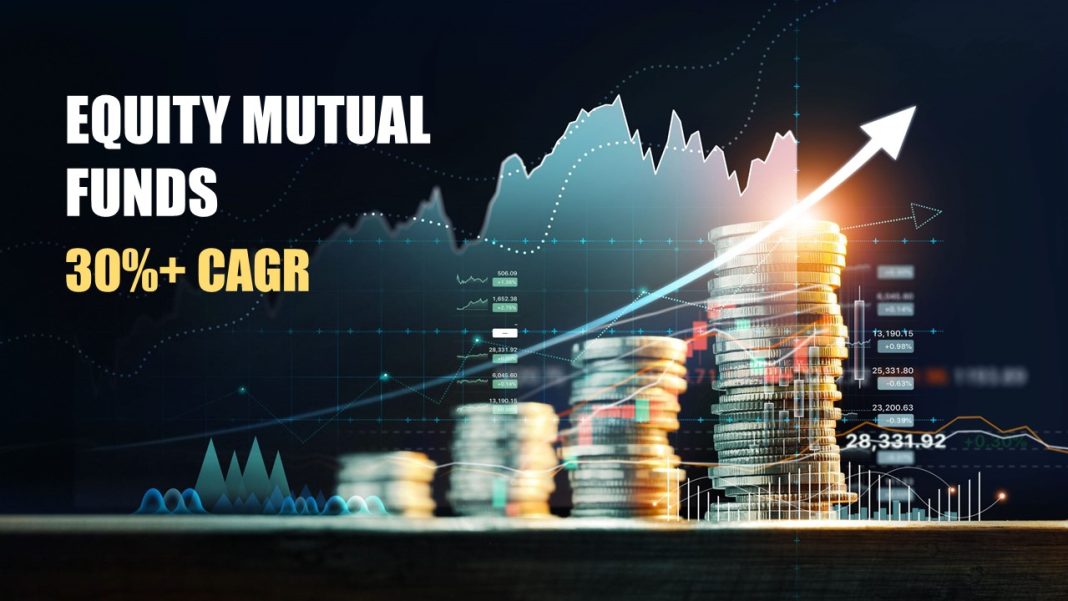 16 Equity Mutual Funds Offers 30%+ CAGR in 3 Years