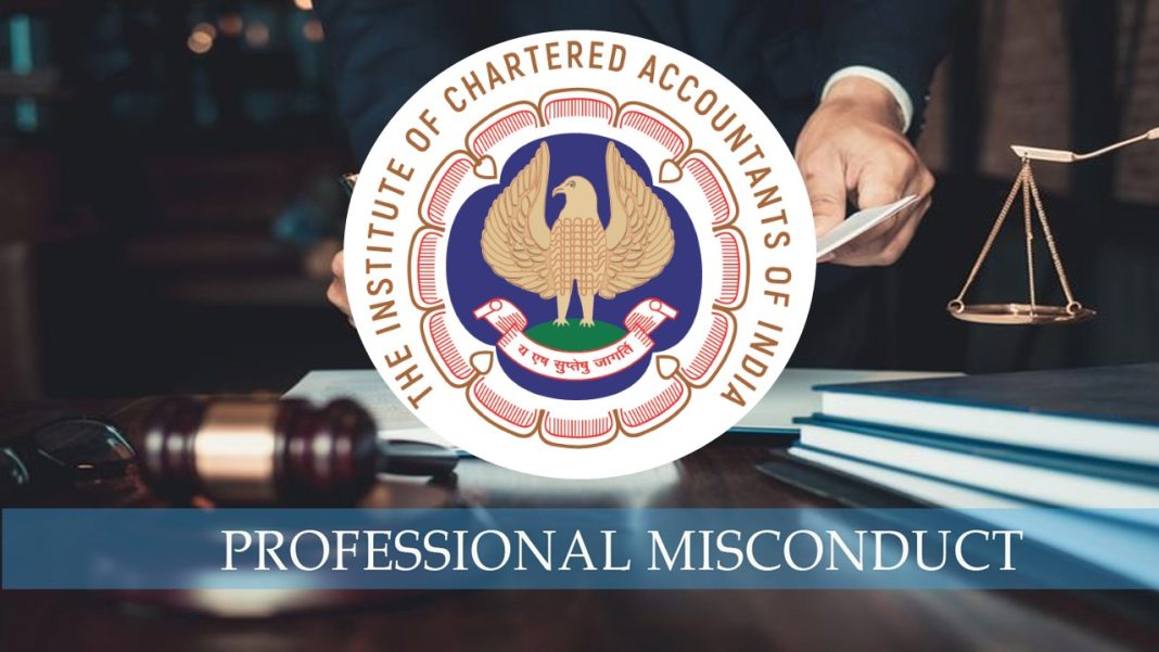 CA Guilty of Professional Misconduct; Reprimanded by ICAI for Role in Fraudulent Bank Loan Transaction