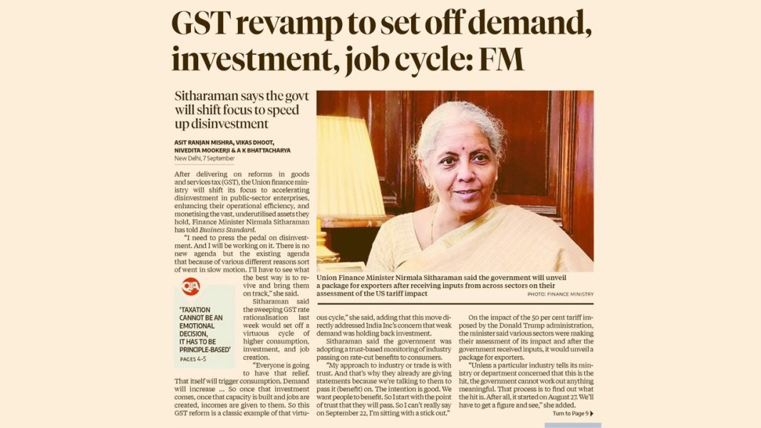 FM Says Taxation Can't be an Emotional Decision, Hails Simplifying GST for a Robust Economy