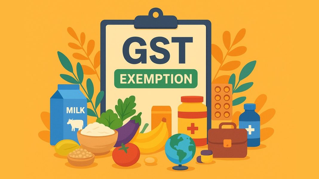 Govt Notifies GST Exemption List: Over 170 Items Made Tax-Free from Sept 22