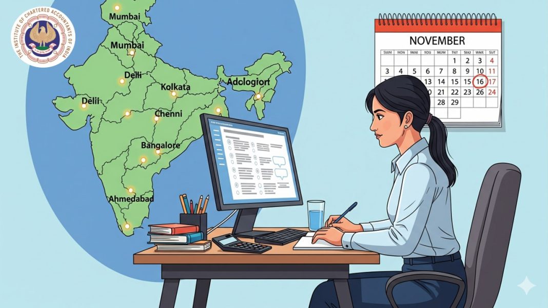 ICAI Announces ISA Assessment Test (ISA-AT) November 2025: Exam Date, Cities, and Registration Details