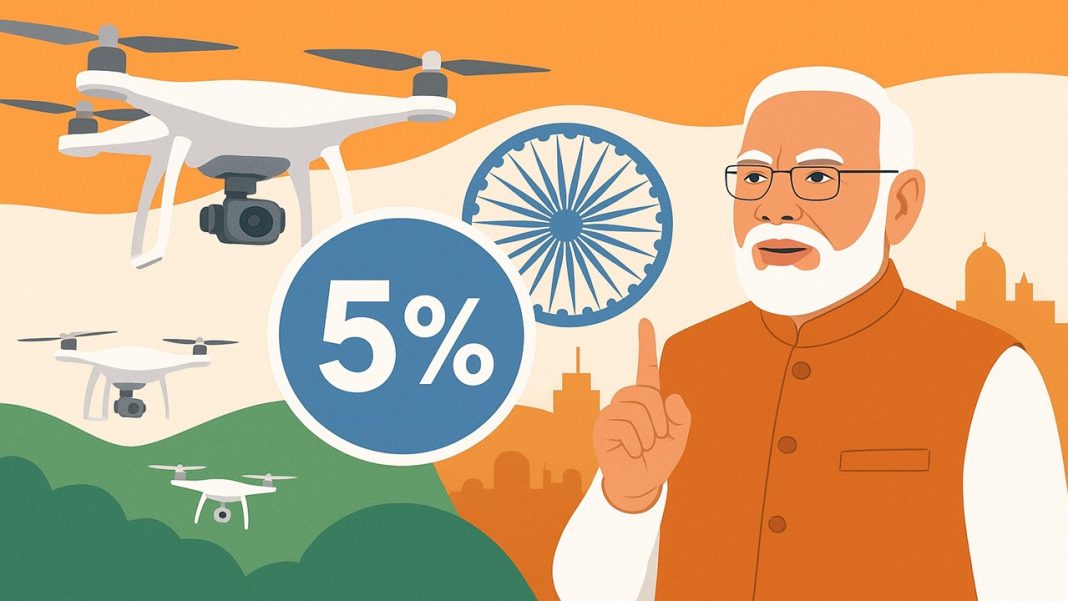 Next-Gen GST Reforms 2025: Uniform 5% Tax on Drones to Boost Make in India and Viksit Bharat Vision