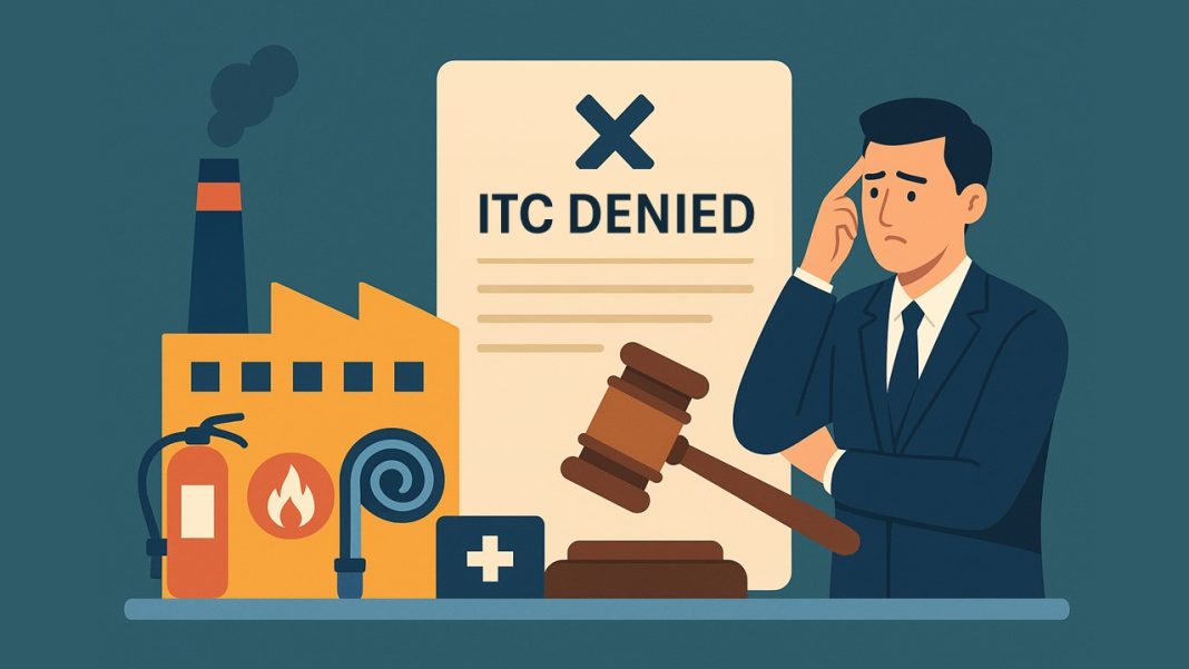 TN AAR Denies ITC on Firefighting and Public Health Equipment for Factory Expansion