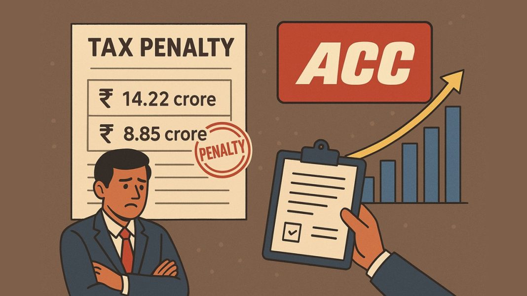 ACC Limited Faces Rs. 23.07 Crores Tax Penalty, Plans Appeal Amid Strong Financial Performance