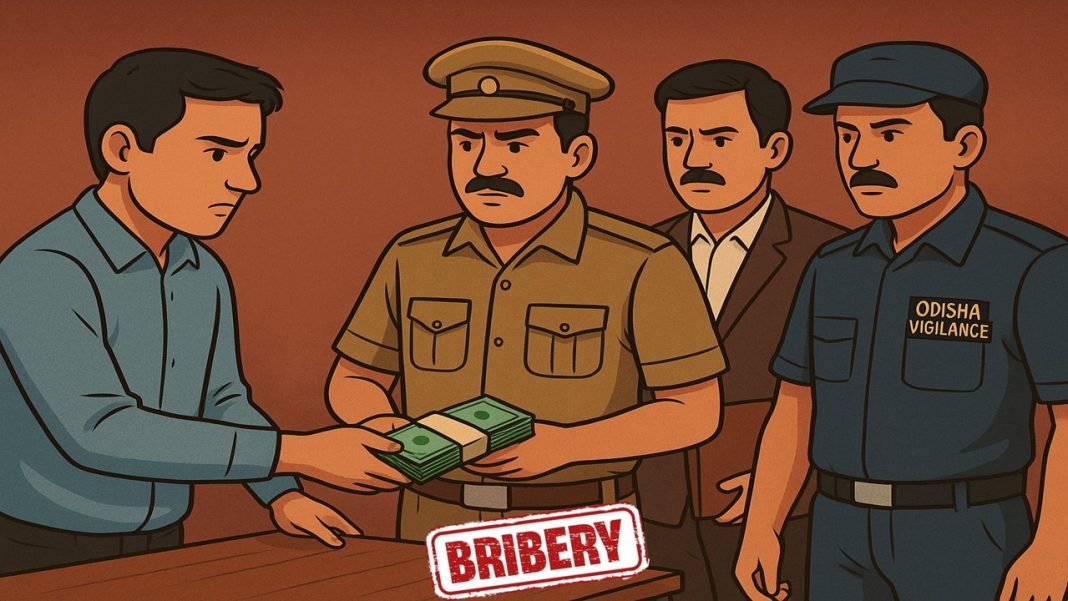 Assistant CT and GST Officer Caught Red-Handed While Accepting Bribe