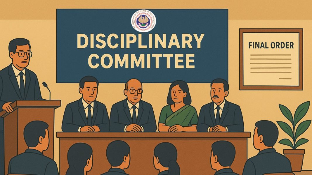 ICAI Disciplinary Committee Dismisses ROC Complaint Alleging Negligence in Company Incorporation