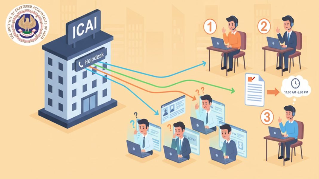 ICAI Launches Dedicated Helplines to Support Members During MCA21 V3 Transition