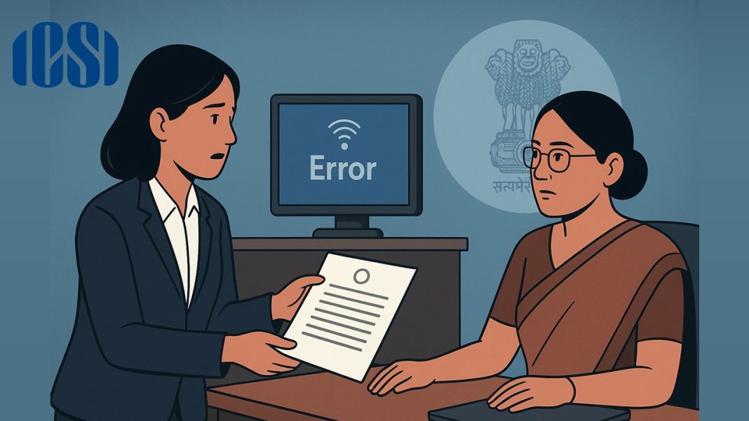 ICSI Requests MCA to Extend Due Dates for Annual e-Form Filings Amid Technical Glitches on MCA Portal