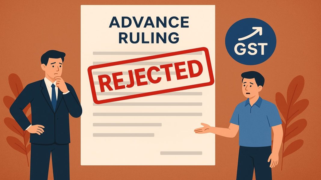 Andhra Pradesh GST Advance Ruling Rejected for Queries on Inter-State Movement Procedures