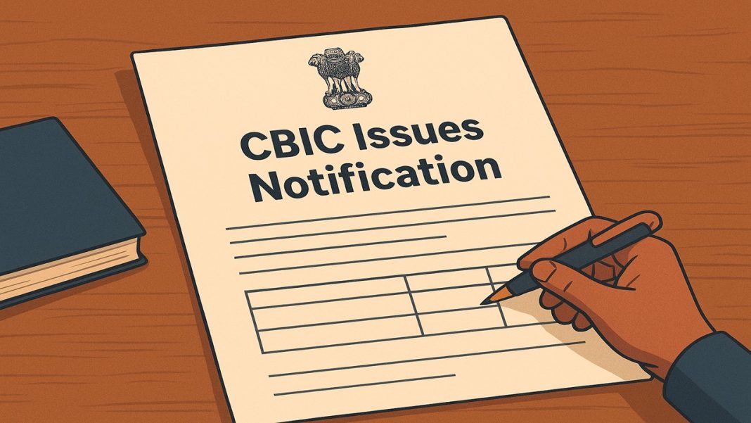 CBIC Issues Notification Amending Government of India Customs Notification No. 26/2022-Customs