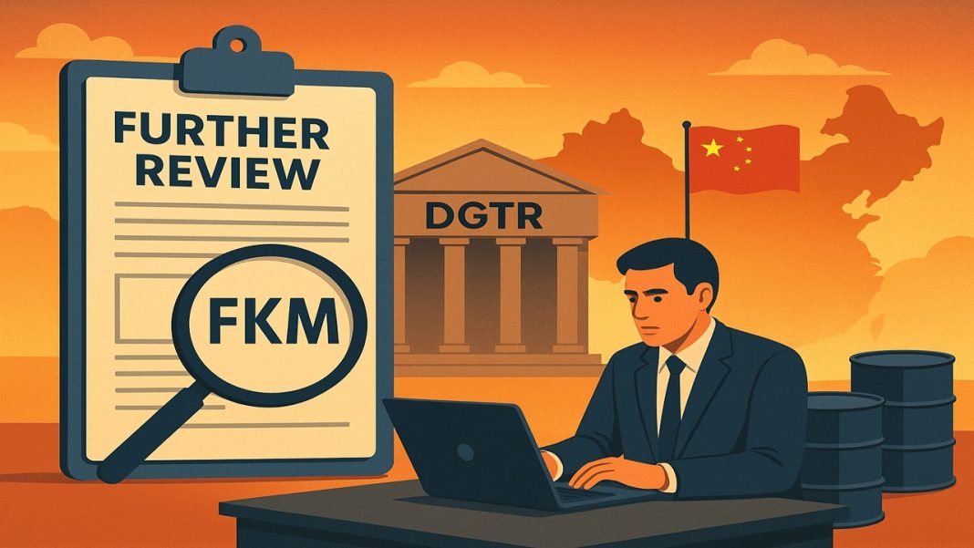 DGTR Initiates Sunset Review on Anti-Dumping Duty for Fluoroelastomer (FKM) Imports from China PR