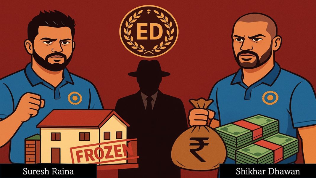 ED Freezes Rs. 11.14 Crore Assets of Suresh Raina and Shikhar Dhawan in 1xBet Money-Laundering Probe