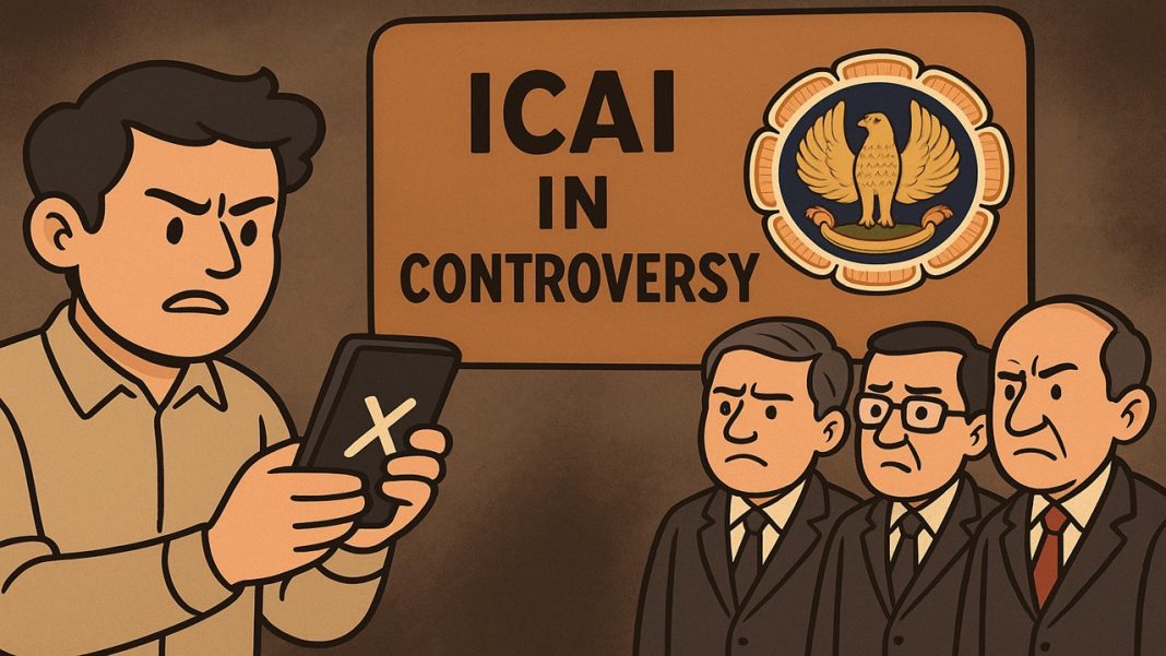 ICAI in Controversy: ICAI Leadership Criticised for Risking CA Profession’s Future with Reckless Reforms