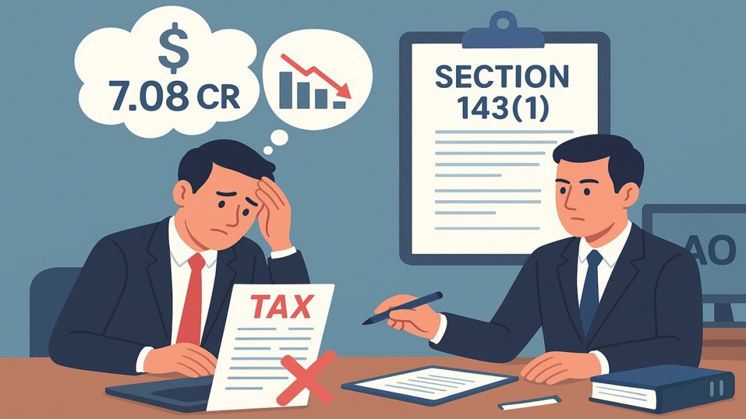 ITAT Delhi Deletes Wrong Section 143(1) Rs. 7.08 Crore Demand, AO Directed to Fix Simple ITR Typing Error