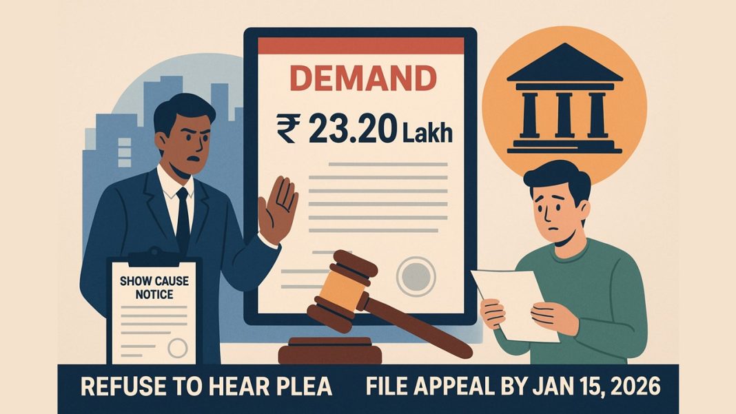 Delhi HC Refuses to Intervene in Fake ITC Dispute; Directs Company to Comply Statutory Appeal Route u/s 107
