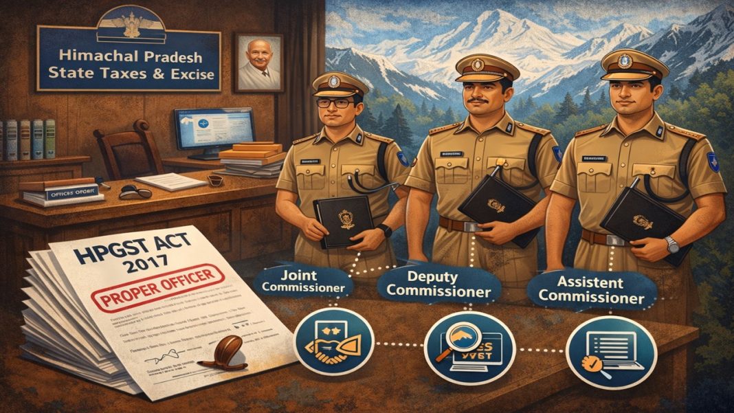 Himachal Pradesh Govt Notifies GST Officers as 'Proper Officers' Under HP GST Act, 2017