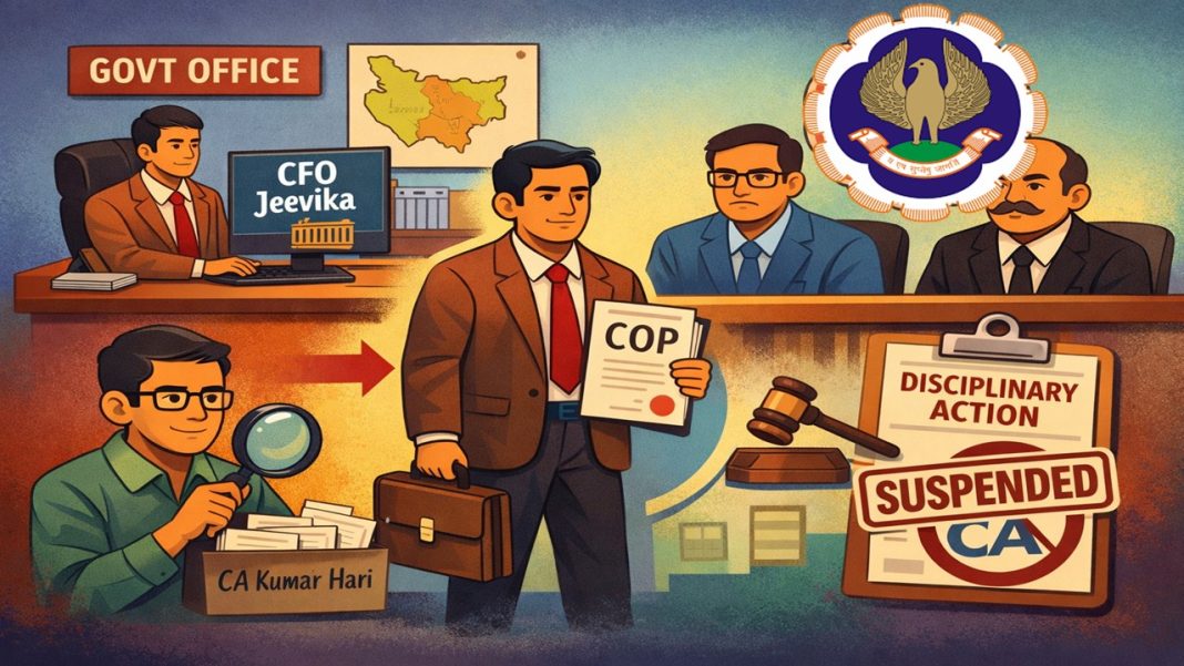 ICAI Suspends Practising CA for Engaging in Full-Time Govt Job
