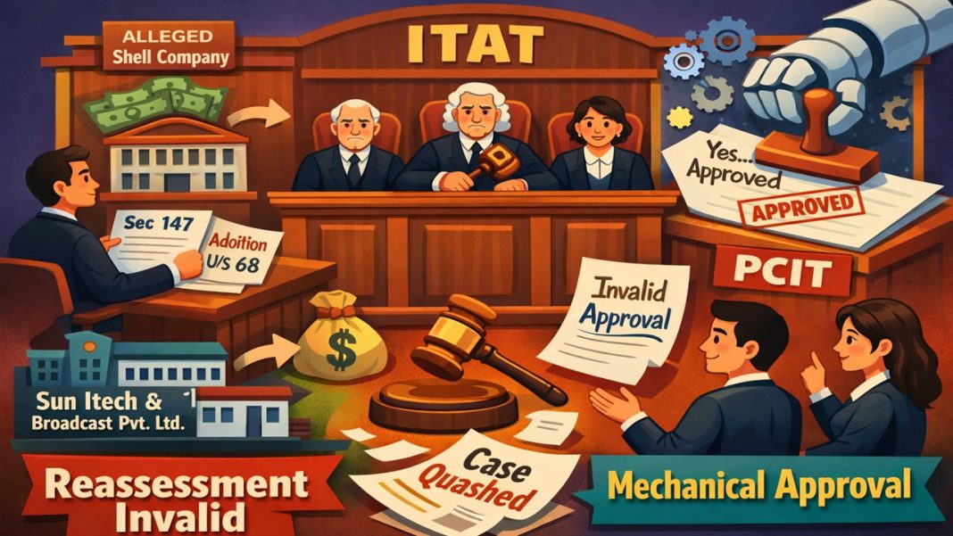 ITAT Quashes Reassessment Due to PCIT's Mechanical Approval