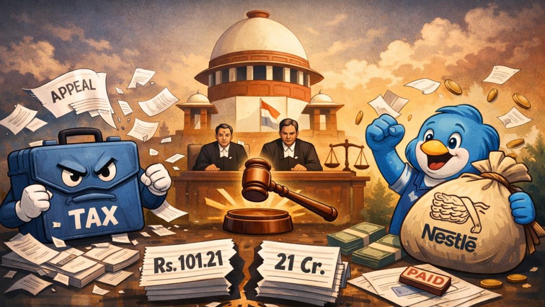Supreme Court Ends Rs. 101.21 Crore Licensing Fee Case Against Nestlé India; Tax Dept's Appeals Dismissed