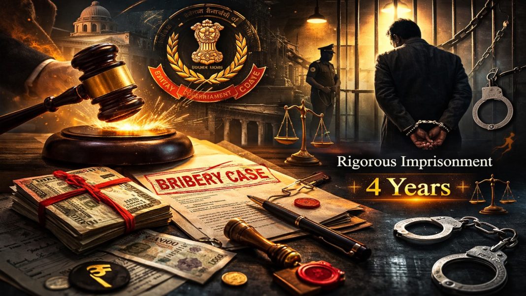 CBI Sentences Former Superintendent of Central Excise to Four Years’ Rigorous Imprisonment in Bribery Case