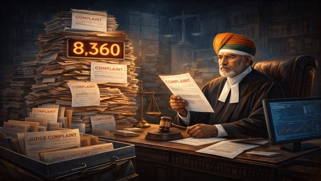 CJI Received Over 8,000 Complaints Against Judges in a Decade, Says Govt