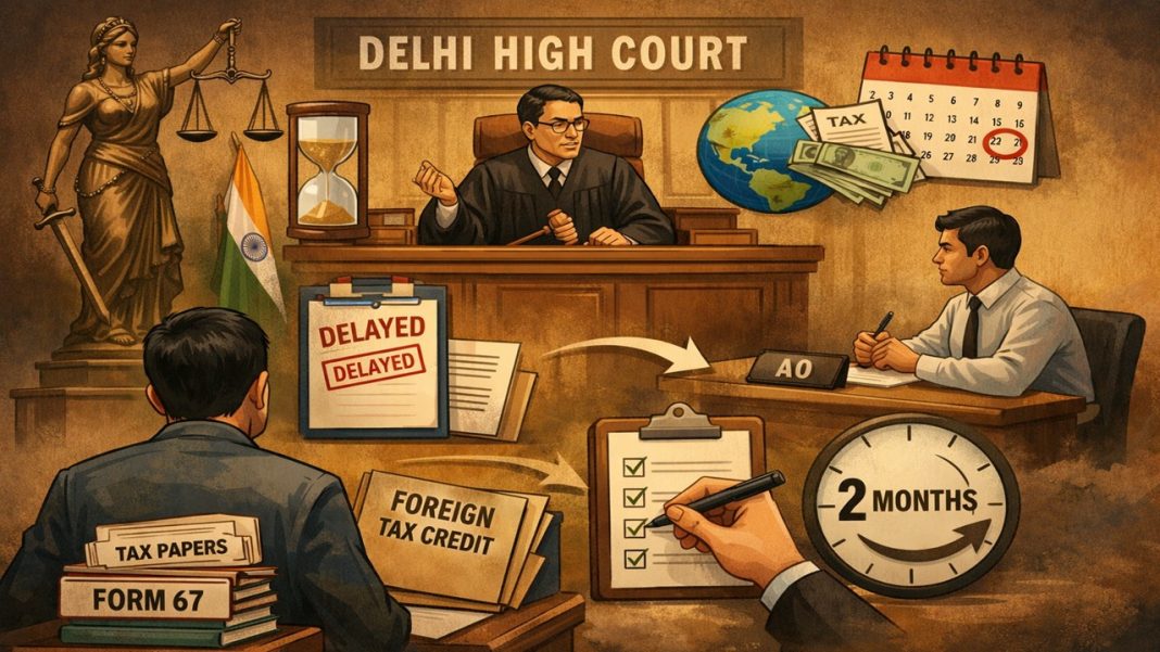 Delhi High Court Rules Foreign Tax Credit Cannot Be Denied Merely Because Form 67 was Lately Filed