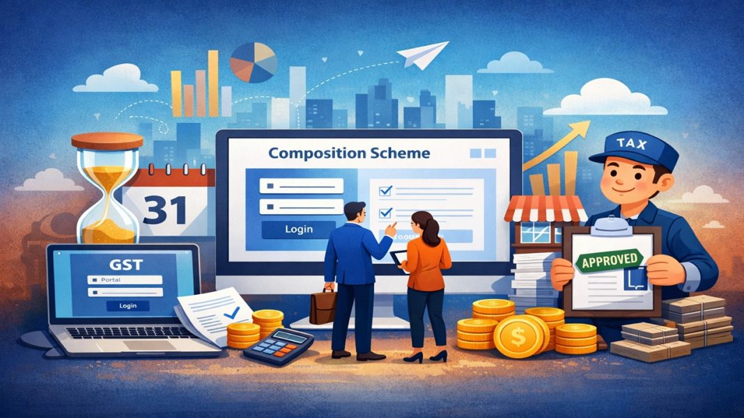 GST Composition Scheme 2026-27: Online Application Process Now Open