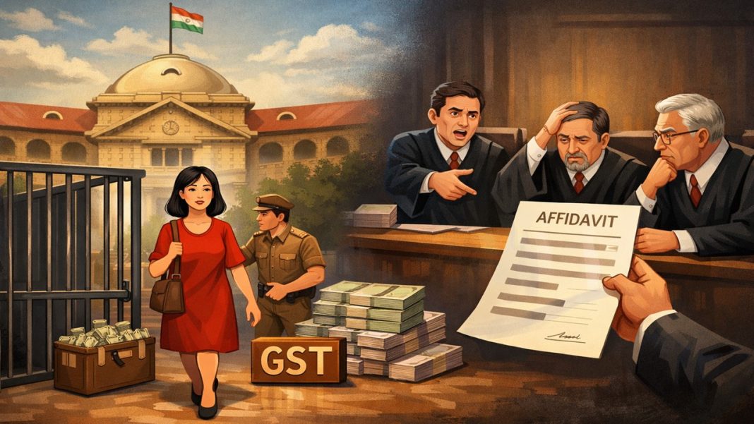 HC Grants Bail to Chinese Woman in GST Evasion Case; Objects to CGST Affidavit Mentioning Apex Court Judges