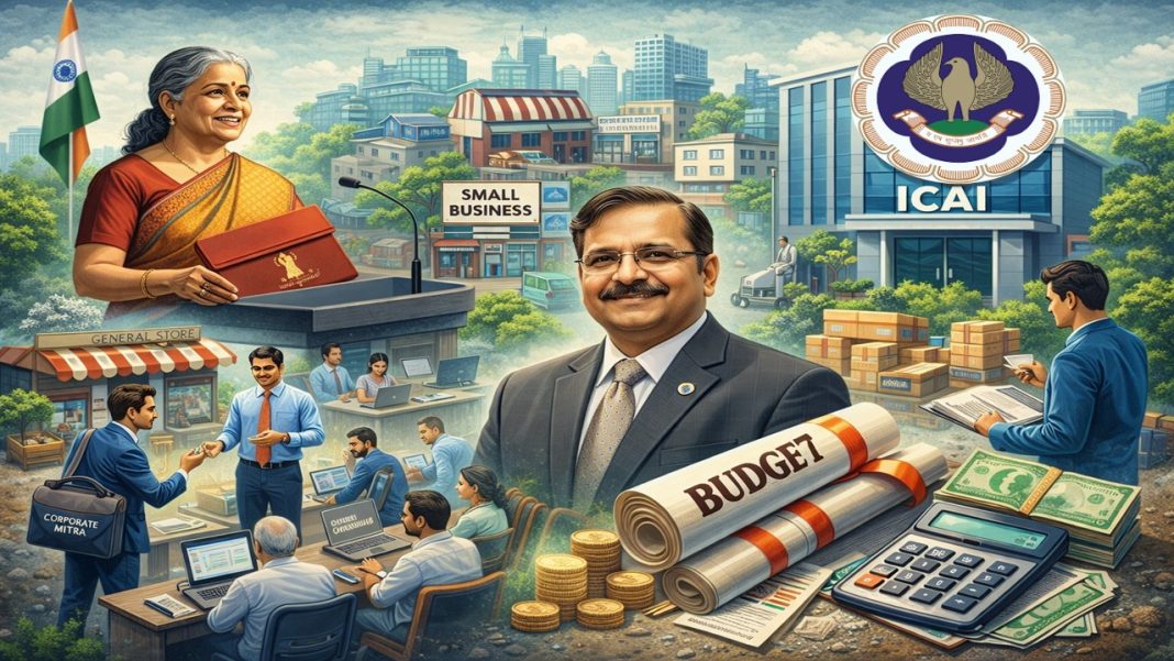 New ICAI Corporate Mitra Committee Announced Following Union Budget Vision