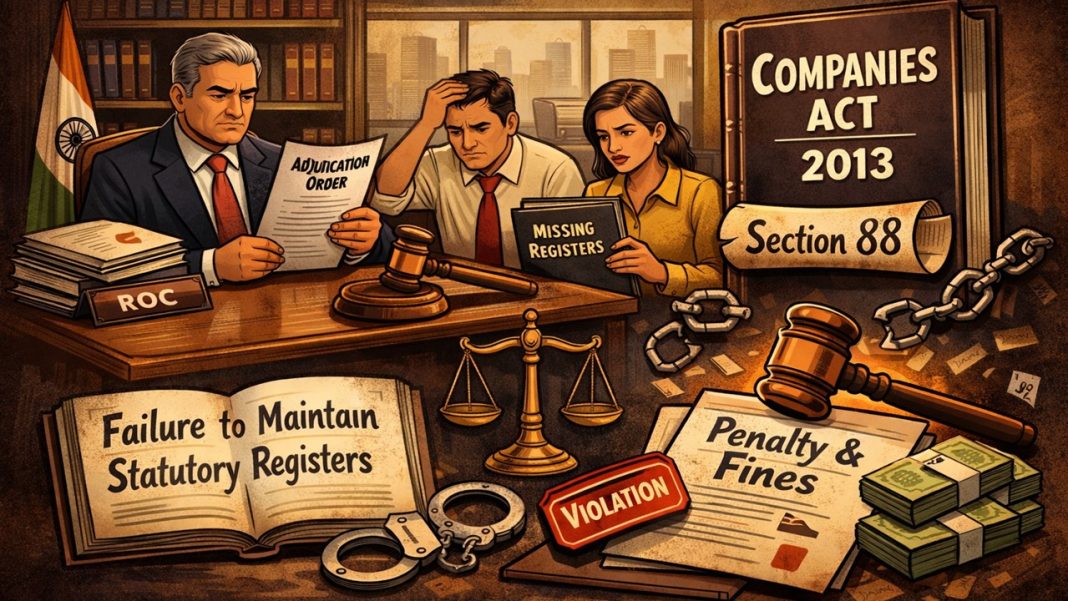 ROC Penalises Company and Directors Over Non-Maintenance of Statutory Registers