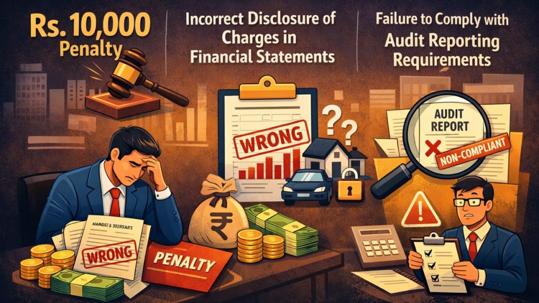 ROC Penalises Director for Incorrect Charge Disclosure in Financial Statements