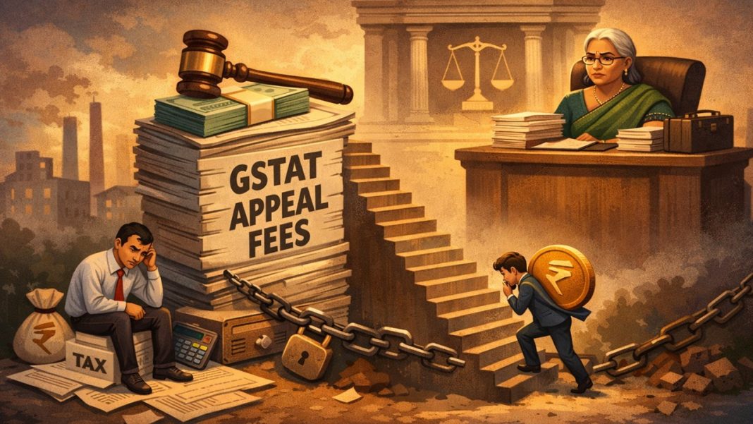 Sales Tax Bar Urges FM to Reduce High GSTAT Appeal Fees; Highlights Burden on MSMEs and Small Traders