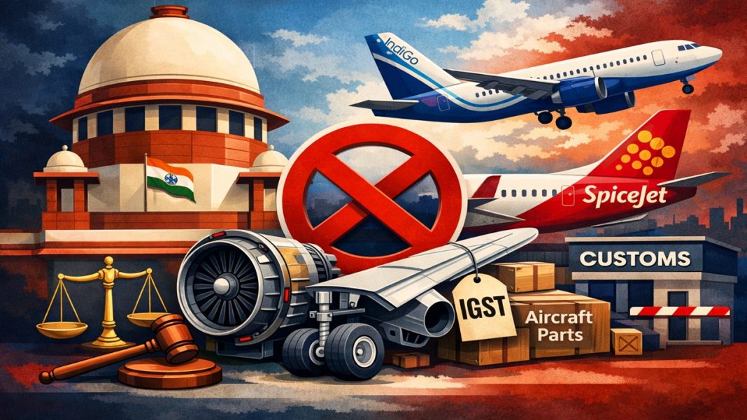 Supreme Court Rejects Customs' Review Petition Seeking Retrospective Levy of IGST on Repaired Aircraft Parts