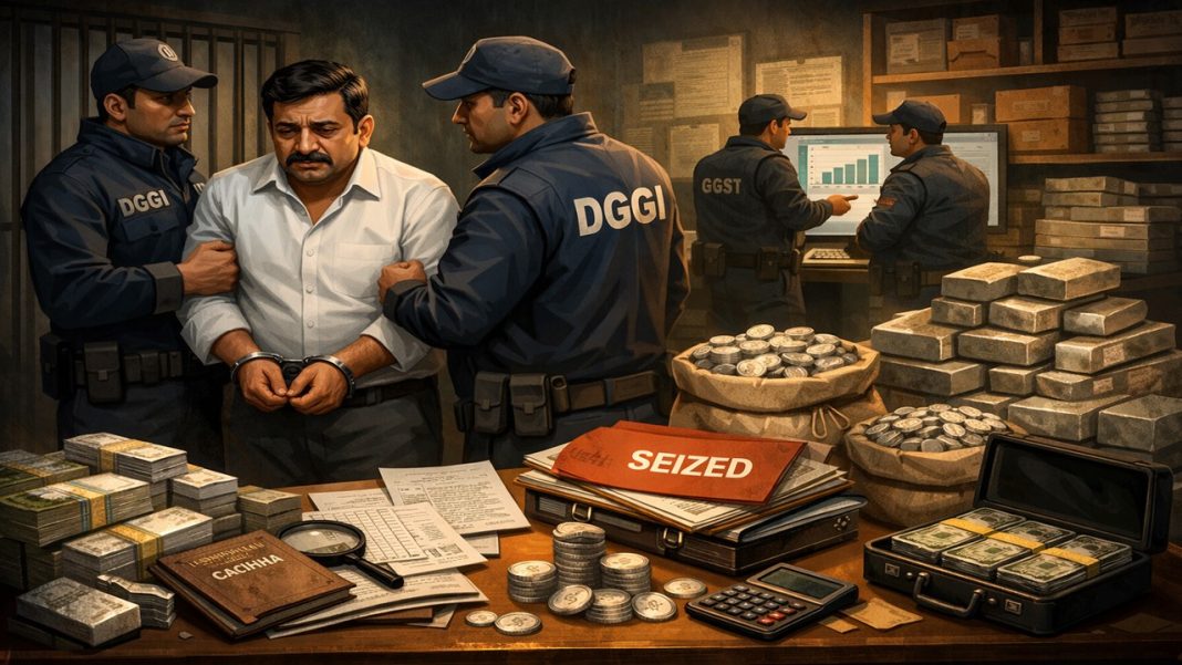 Surat Businessman Held for Rs. 18 Crore GST Fraud Under Section 69