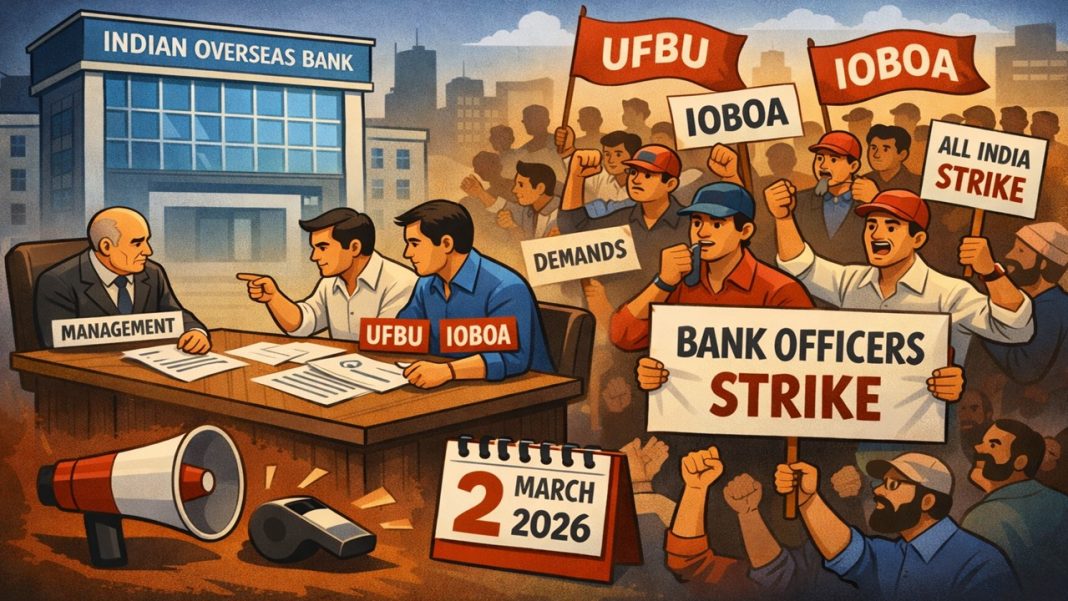 United Forum of Bank Unions Supports Indian Overseas Bank's Officers' Strike