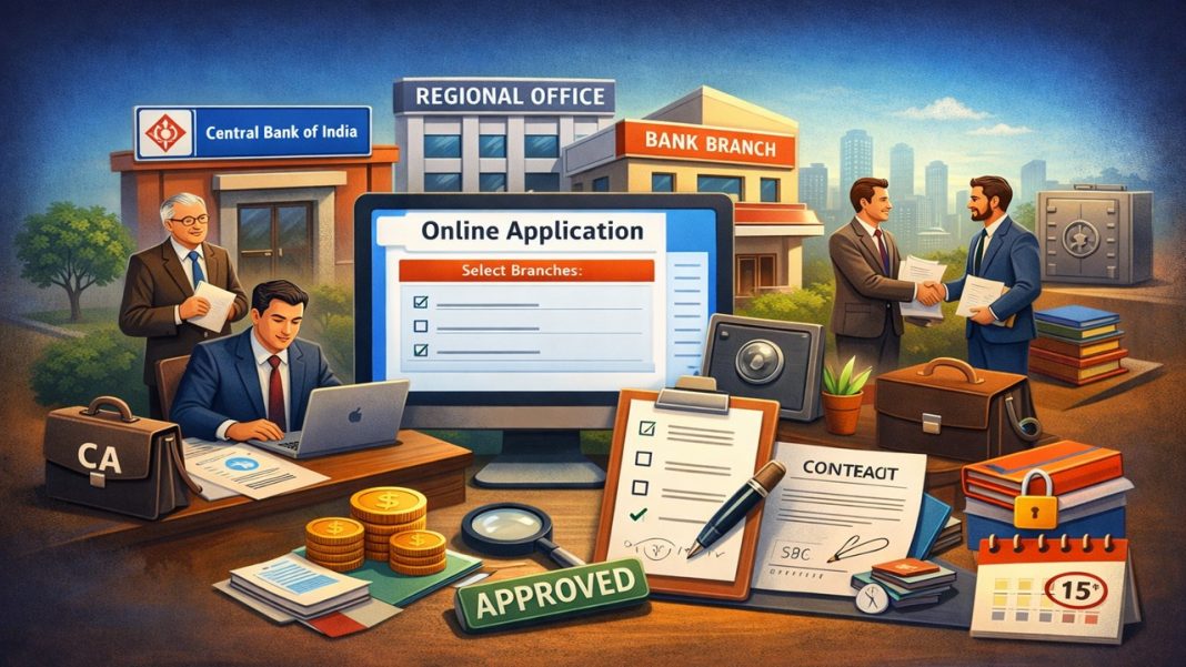 Central Bank of India Invites Applications for Concurrent Audit 2026-27