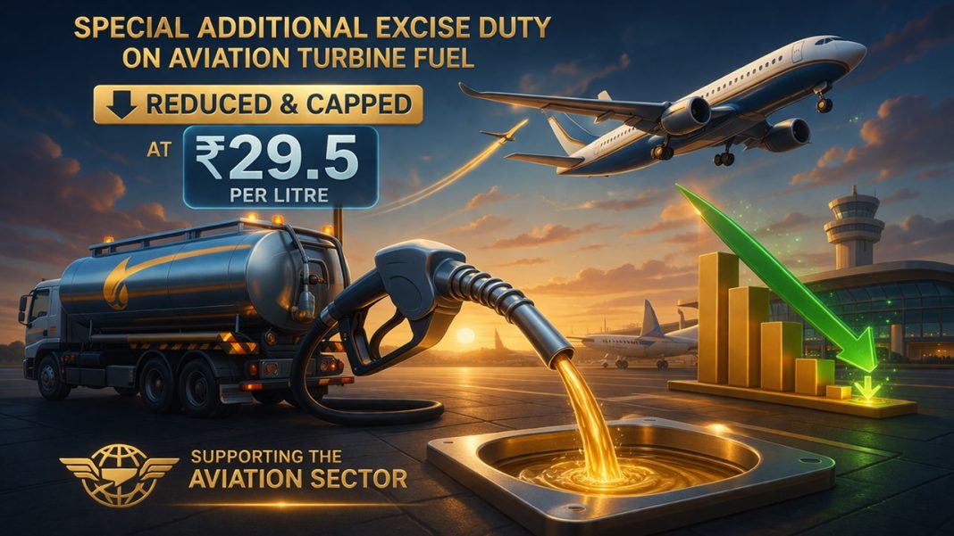 Govt Cuts Special Excise Duty on Aviation Fuel to Ease Air Travel Costs; Effective March 2026