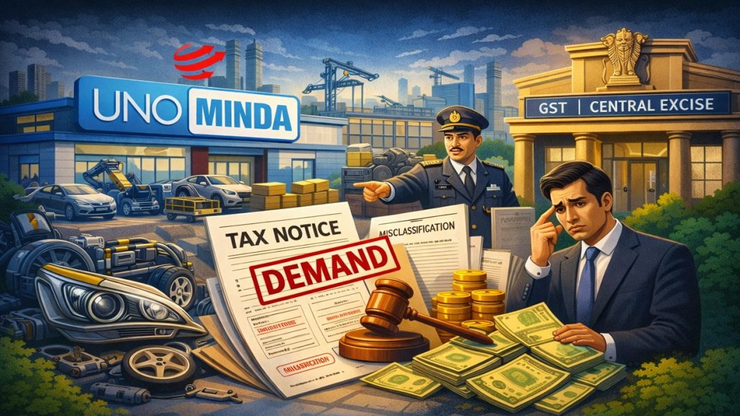 HSN Dispute: GST Department Issues Demand to UNO Minda Limited