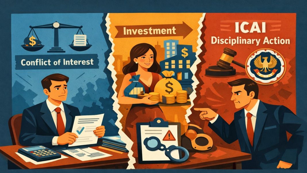 ICAI Reprimands Chartered Accountant for Not Maintaining Auditor Independence