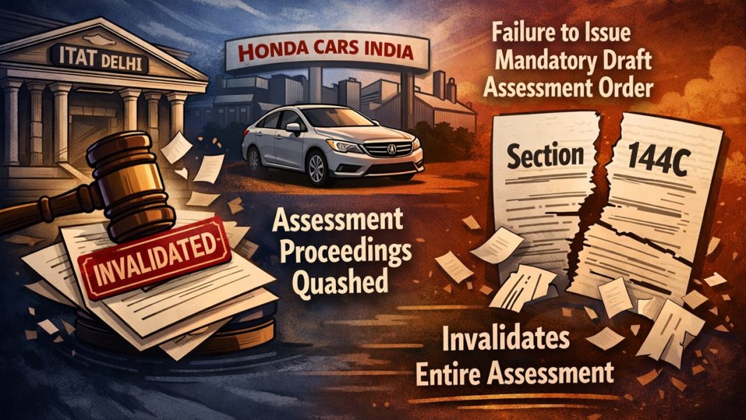 ITAT Quashes Assessment for Breach of Section 144C: Draft Order Mandatory in Transfer Pricing Cases