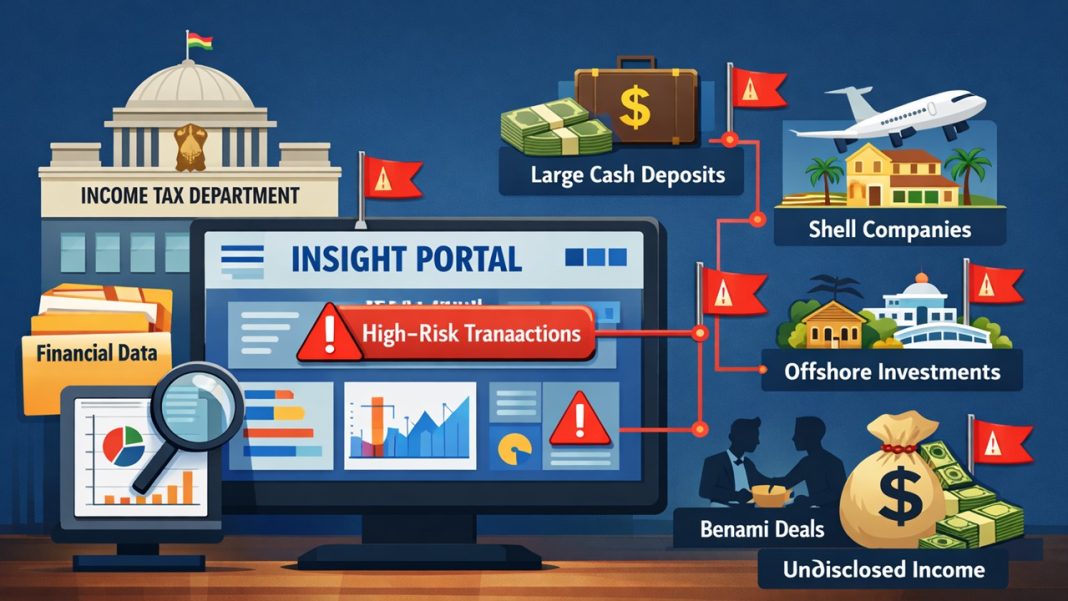 Income Tax Department Flags High-Risk Transactions on Insight Portal