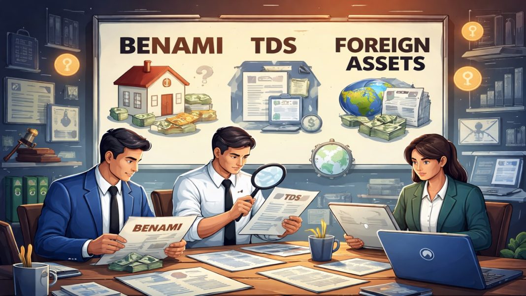 New Instructions for Tax Officers on Benami, TDS, and Foreign Asset Cases