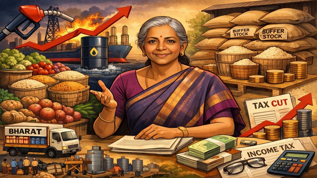 Nirmala Sitharaman Highlights Government Measures to Shield Citizens from Rising Fuel Costs