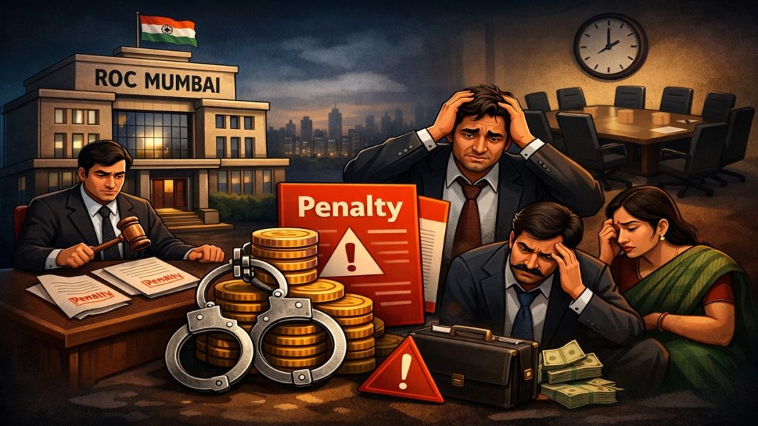 ROC Mumbai Orders Penalty Under Section 450 for Board Meeting Default