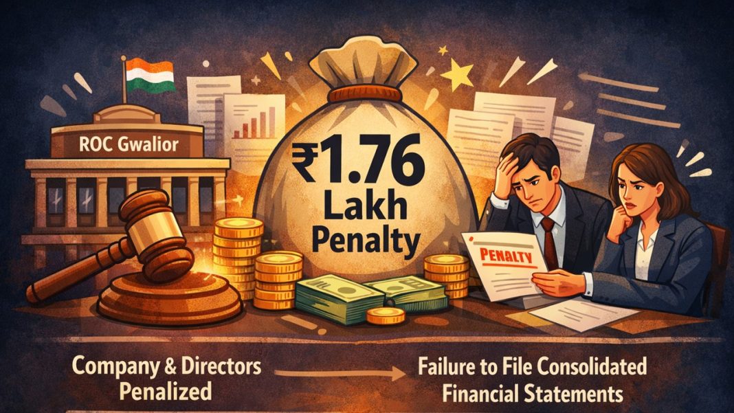 ROC Penalises Company and Directors for Non-Filing of Consolidated Financial Statements