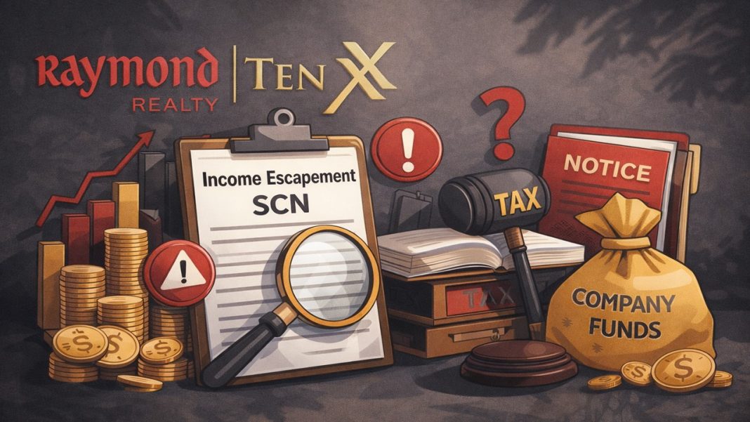 Raymond Reality's Subsidiary Receives SCN Alleging Income Escapement