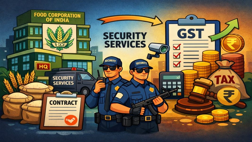 Security Services to Food Corporation of India Is Taxable Under GST: WBAAR