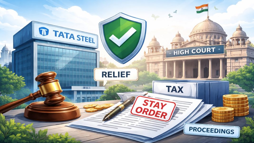 Tata Steel Gets Temporary Relief as High Court Grants Stay on Further Tax Proceedings 