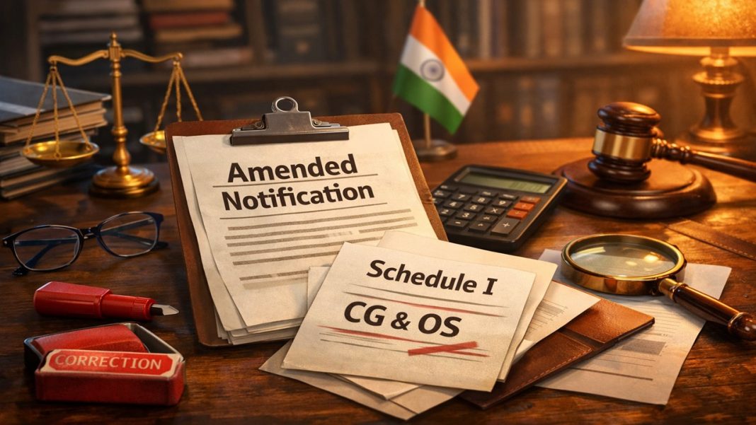 CBDT Issues Corrigendum to Notification of Income Tax Return Form 7
